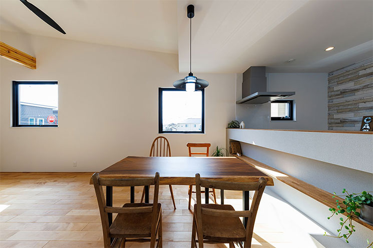 2階リビングの良さが分かるお家