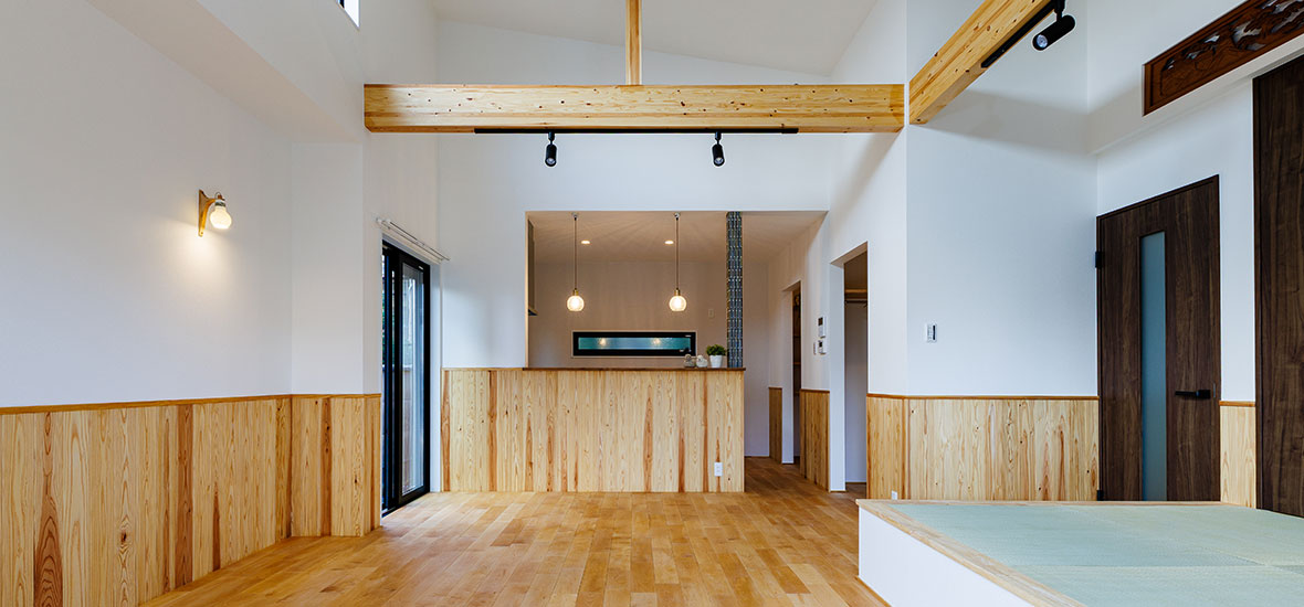 木の香りがする平屋